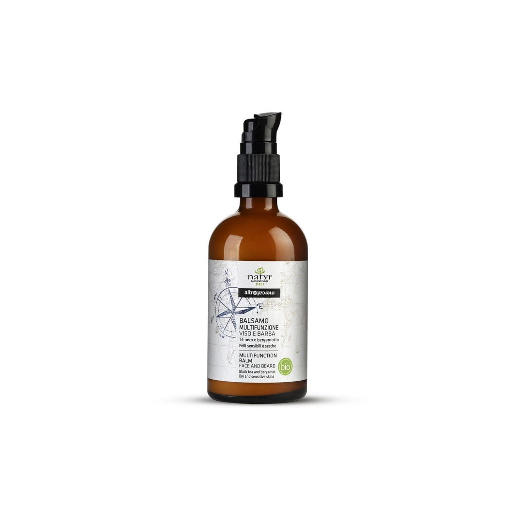 BALSAMO MULTIFUNZIONE -VISO E BARBA -TÈ NERO & BERGAMOTTO | COD. 10000105 | 100ml